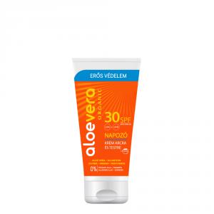 Aloe Vera Organic SPF30 Napozó krém arcra és testre 50ml