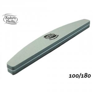Buffer lap szürke félhold 100/180 Aphro Nails