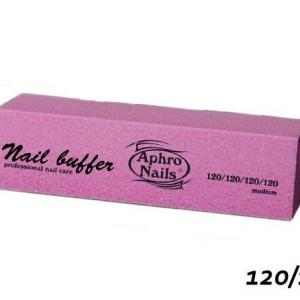 Buffer pink 120/120 Aphro Nails
