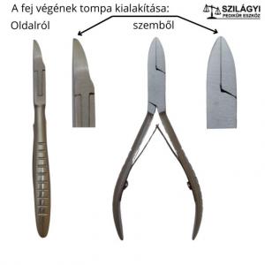 Diabétesz körömcsípõ egyenes 11 cm Tompa fejvéggel RM45
