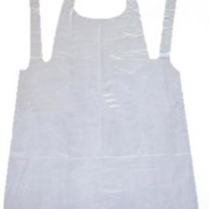 Egyszerhasználatos fólia kötény FEHÉR (100db)