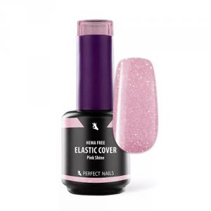 Elastic Cover Base Gel - Hema Free Erősített Gél Lakk Alap - Pink Shine- 15ml