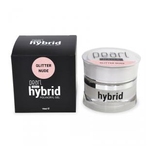 Hybrid PolyAcryl Gel Glitter Nude 15ml
