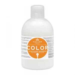 Kallos KJMN Color Sampon Lenmagolajjal és UV filterrel 1000ml