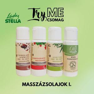 Lady Stella Try Me Csomag Spa Spirit Wellness Bőrápoló Masszázsolaj szett 4x30ml