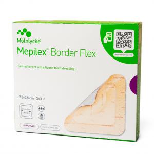 Mepilex Border Flex (7,5 x 7,5 cm), 1 db