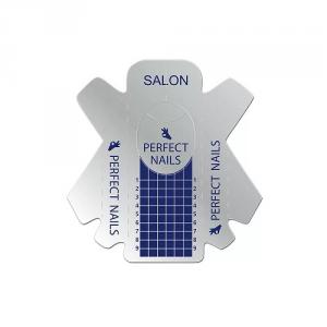 Műköröm Sablon - Salon 50db KÉK Perfect Nails