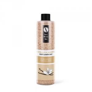 Relaxáló lábáztató só, fürdősó Vanília és Jázmin 330g