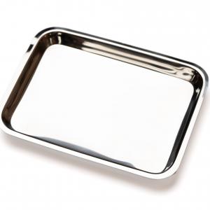 Rozsdamentes acél eszköztartó tálca (kicsi) 20 cm x 15 cm