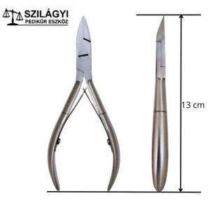 Rozsdamentes körömcsípő egyenes 13cm RM36