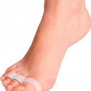 Szilikongél kalapácsujj emelő és elválasztó 1 pár (7106)