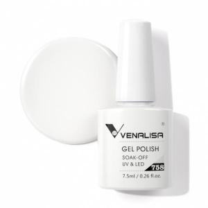 Venalisa UV/LED Gél Lakk 7.5 ml No.758 - Milky White