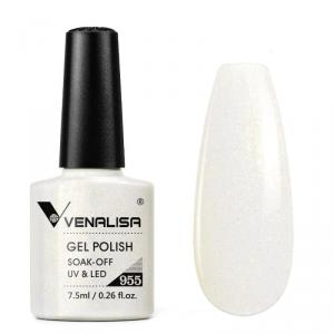 Venalisa UV/LED Gél Lakk No.955 7.5 ml (átlátszós, gyöngyházas)