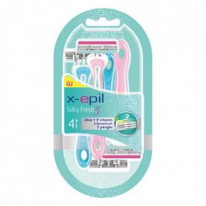 X-Epil Silky Fresh 3 pengés eldobható borotva 4db