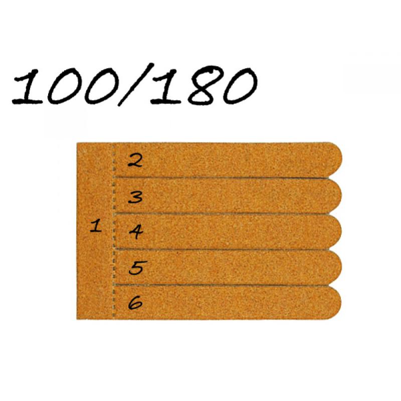 Törhető fa körömreszelő (100/180) (6db-os)
