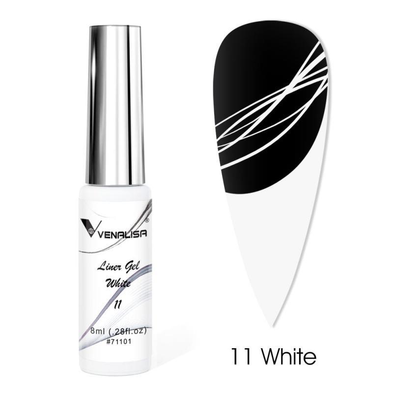 Venalisa Liner UV/LED díszítő gél LX11 - 8 ml - White