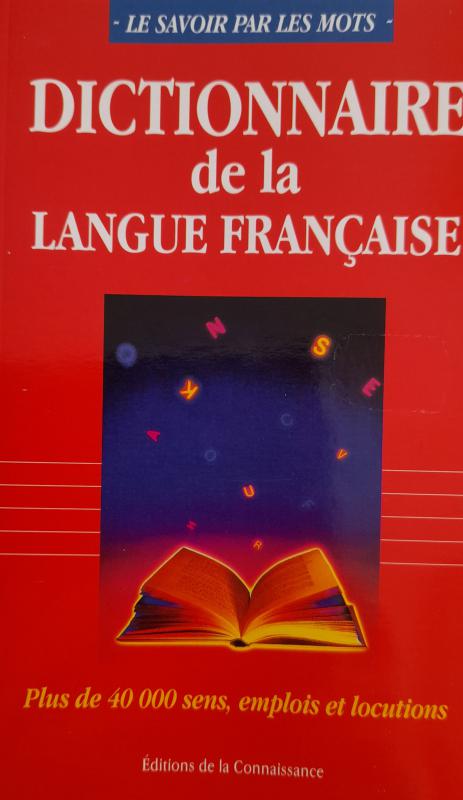 DICTIONNAIRE de la LANGUE FRANÇAISE