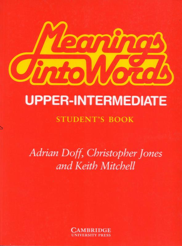Meanings into Words Upper-Intermediate student's book