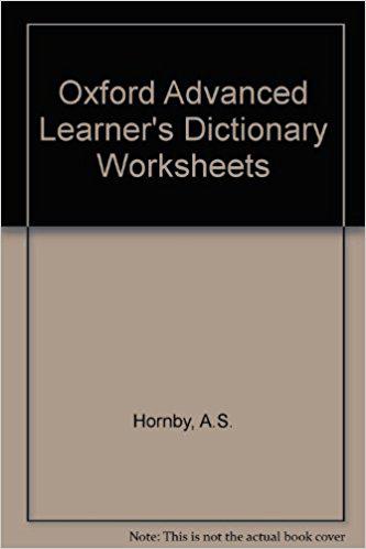 Oxford Advanced Learner's Dictionary Worksheets