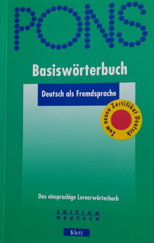 PONS Basiswörterbuch - Deutsch als Fremdsprache