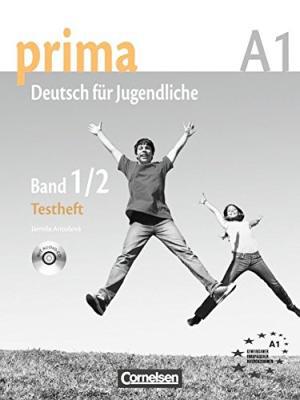 Prima A1: Deutsch für Jugendiliche Band 1/2 Testheft mit Audio CD