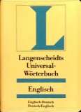 Langenscheidts Universal-Wörterbuch ENGLISH: English-Deutsch, Deutsch-English