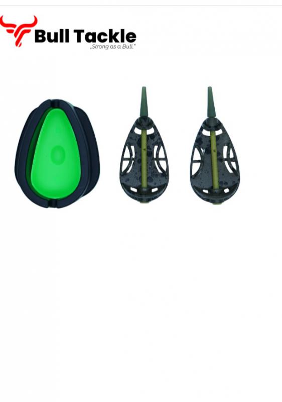 Bull Tackle - Flat method kosár feeder 2+1 szett 50g+60g