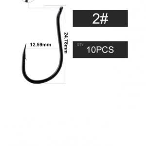 Bull Tackle-Wide Gape Chod horog 6 méret