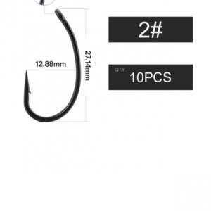 Carp King-Curved Shank horog 2 méret