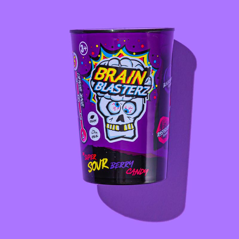 Brain Blasterz Sour Sour Berry Candy 48g - Lila