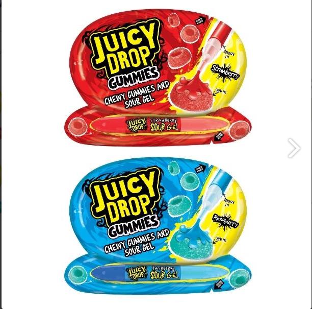 Juicy Drop Áfonya / Eper ízű Gummicukor 57 gramm