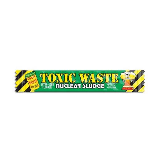 Toxic Waste Zöld  Alma Ízű rágós cukorka 20 gramm
