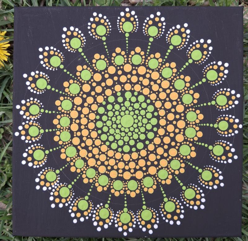 Bűvölet - mandala falikép