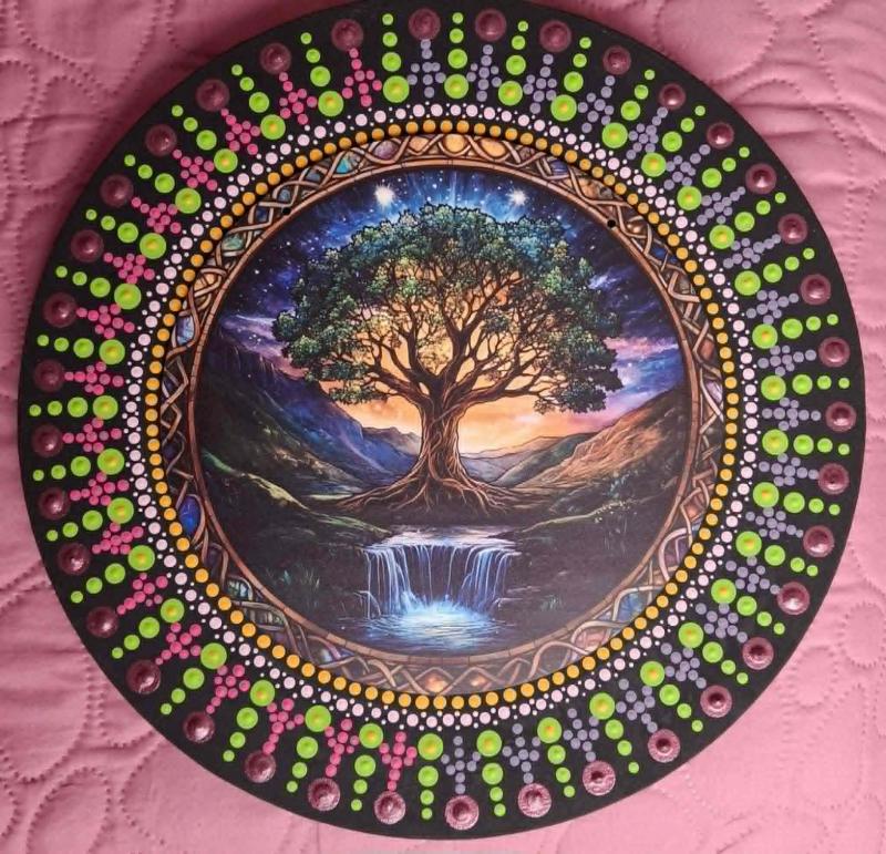 Életfa - mandala falikép