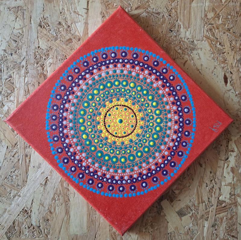 Mandala falikép 20x20 cm