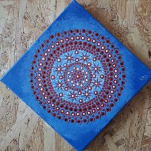 Mandala falikép 20x20 cm