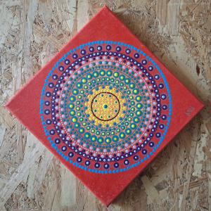 Mandala falikép 20x20 cm