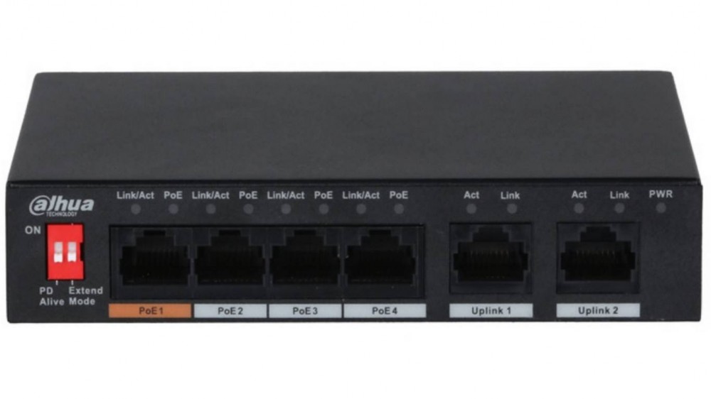 Dahua 4 port POE switch (PFS3006-4ET-60-V2)
