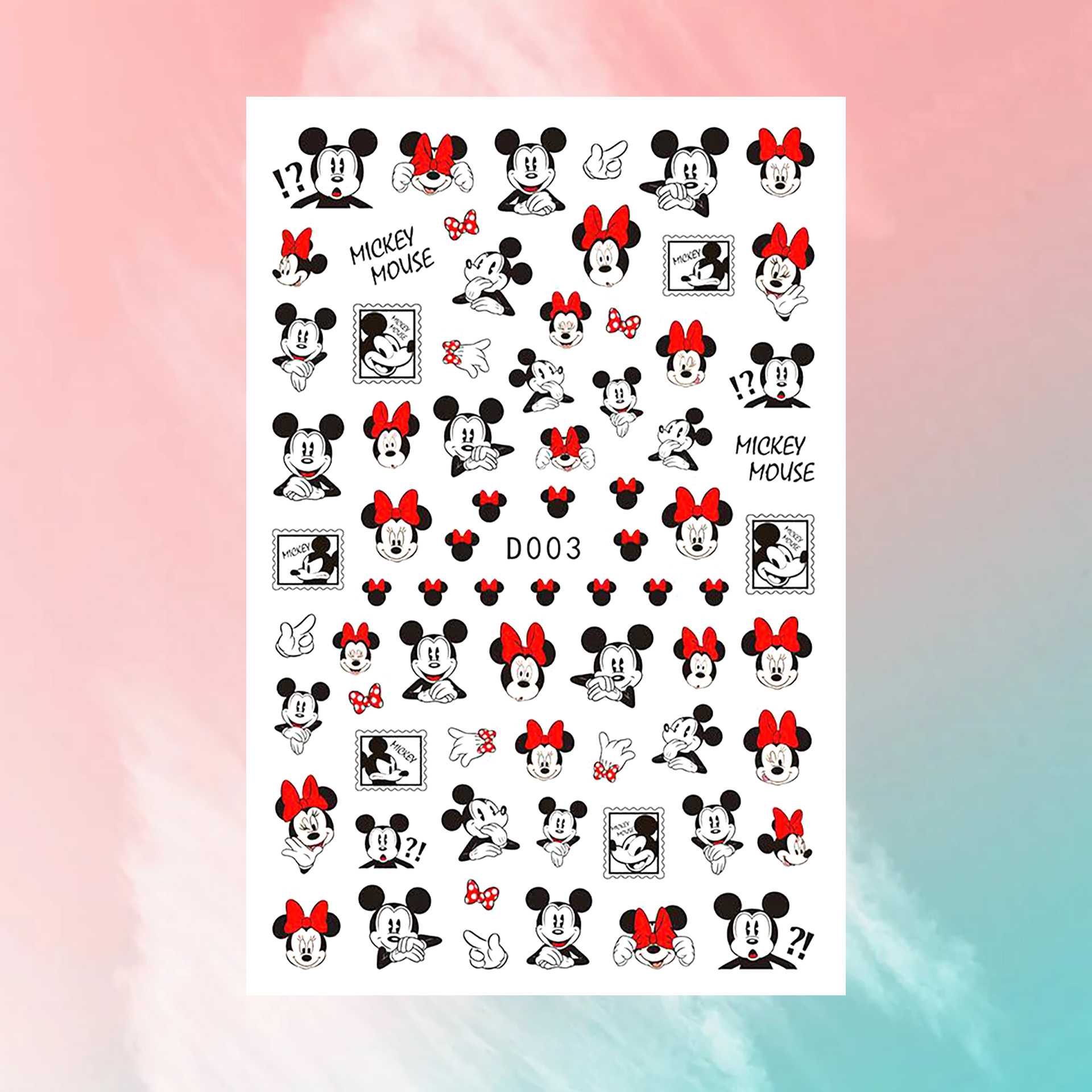 Disney körömmatrica Mickey Mouse D003