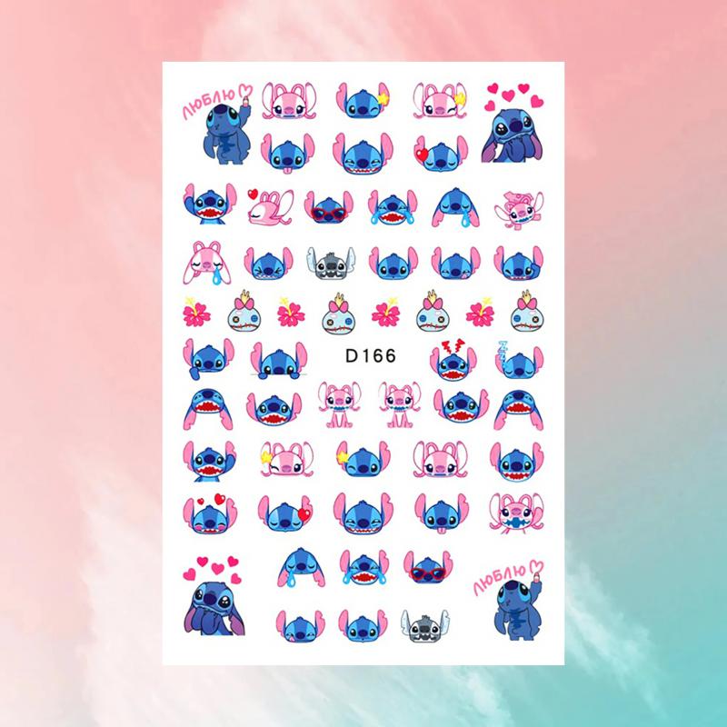 Lilo és Stitch körömmatrica D166