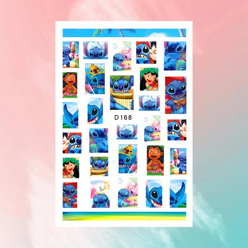 Lilo és Stitch körömmatrica D168