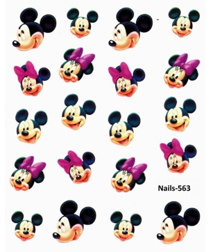 Minnie és Mickey körömmatrica Nails-563