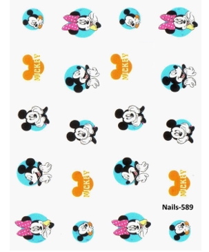 Minnie és Mickey körömmatrica Nails-589