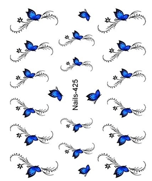 Pillangó körömmatrica Nails-425