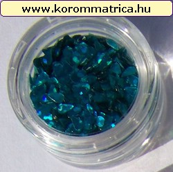 Plasztik csepp - metálkék