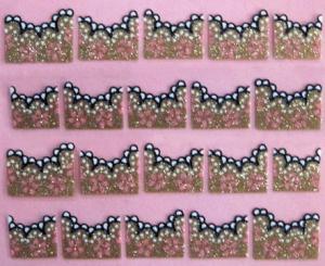 Csillámos Francia körömmatrica (038)