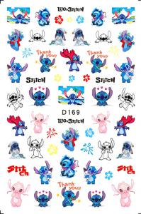 Lilo és Stitch körömmatrica D169