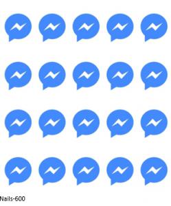 Messenger körömmatrica Nails-600