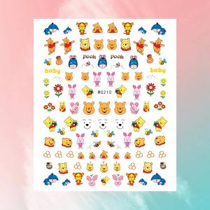 Micimackó körömmatrica WG210