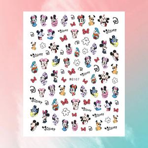 Minnie Donald Goofy körömmatrica wg107